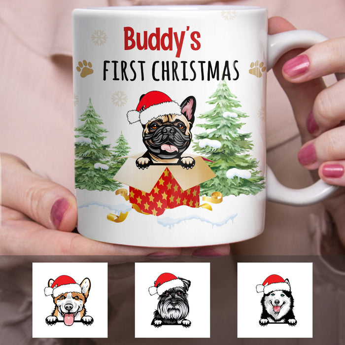 Personalized Dog First Christmas Mug SB291 67O34 1