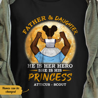 Personalized BWA Dad And Daughter Best Friend T Shirt AG122 65O58 thumb 1