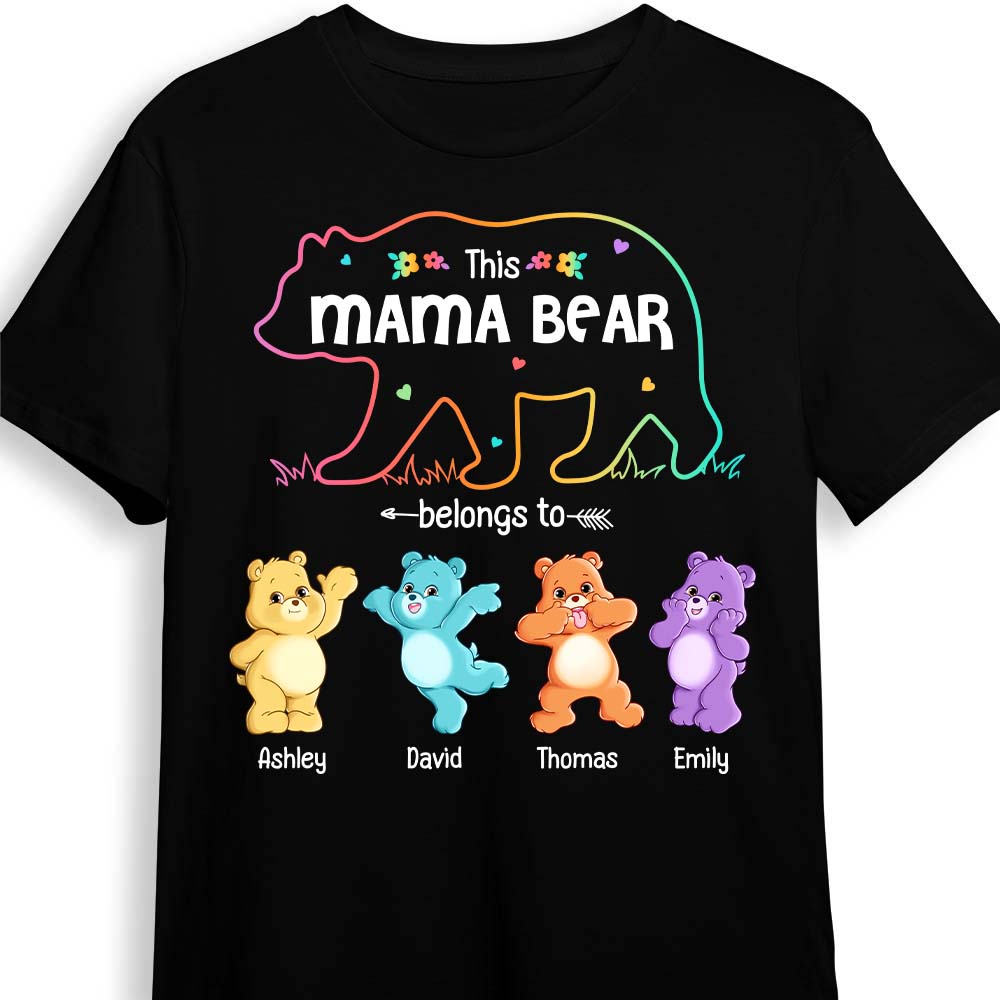 Personalized This Mama Bear Belongs To Shirt Hoodie Sweatshirt 26001 Primary Mockup