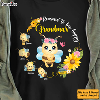 Personalized Gift for Grandma Reasons To Be Happy Shirt - Hoodie - Sweatshirt 26002 thumb 1