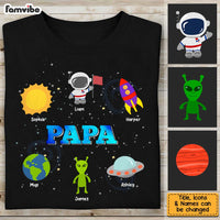 Personalized Gift For Papa Grandpa Space Shirt - Hoodie - Sweatshirt 26004 thumb 1