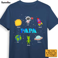 Personalized Gift For Papa Grandpa Space Shirt - Hoodie - Sweatshirt 26004 thumb 1