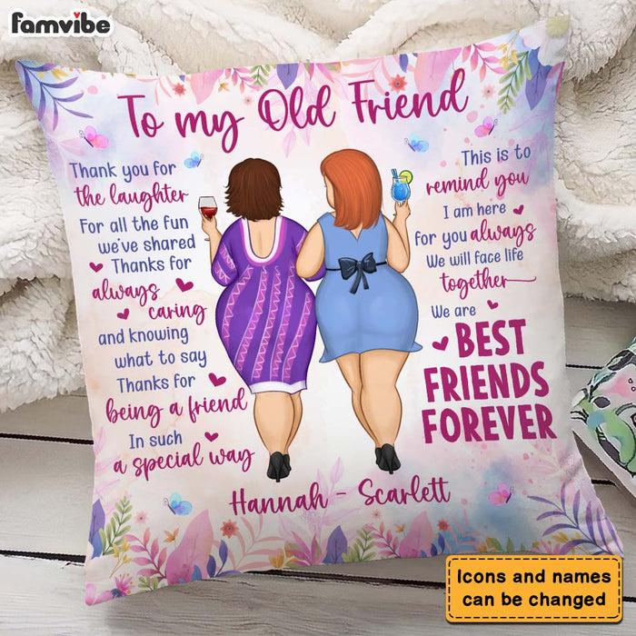 Personalized Gift For Old Friend We Are Friends Forever Pillow 26005 1