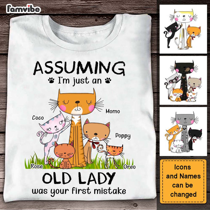 Personalized Gift for Grandma Assuming I'm Just An Old Lady Shirt - Hoodie - Sweatshirt 26009 1