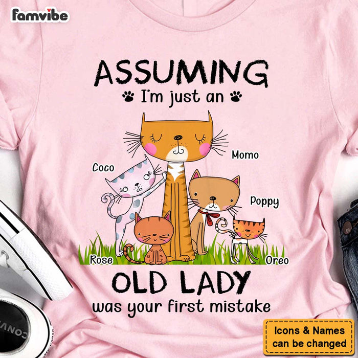 Personalized Gift for Grandma Assuming I'm Just An Old Lady Shirt - Hoodie - Sweatshirt 26009 1