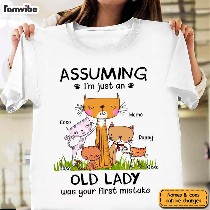 Personalized Gift for Grandma Assuming I'm Just An Old Lady Shirt - Hoodie - Sweatshirt 26009 1