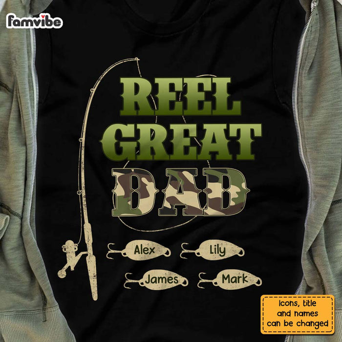 Personalized Gift for Reel Great Dad Shirt - Hoodie - Sweatshirt 26012 1