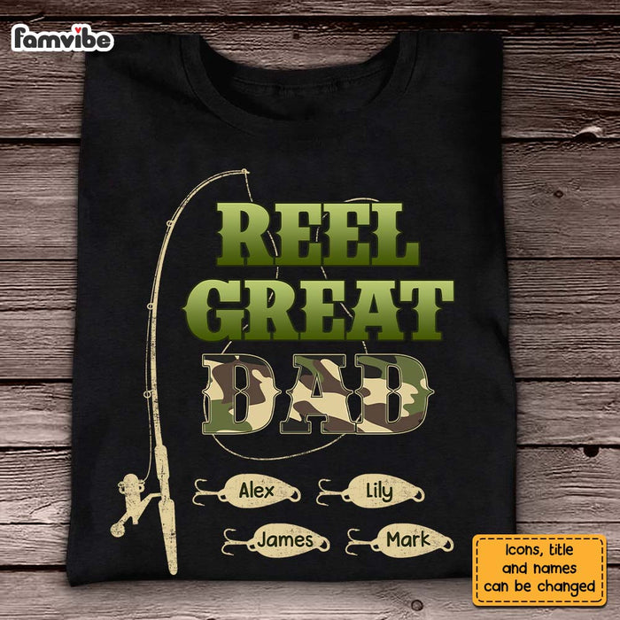 Personalized Gift for Reel Great Dad Shirt - Hoodie - Sweatshirt 26012 1