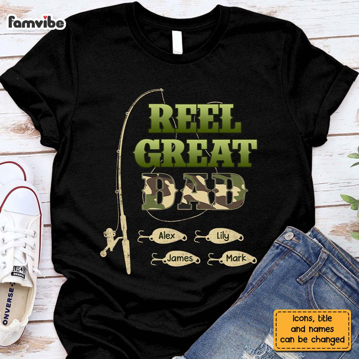 Personalized Gift for Reel Great Dad Shirt - Hoodie - Sweatshirt 26012 1