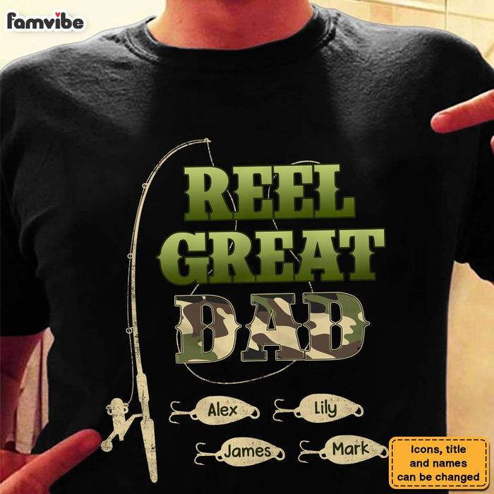 Personalized Gift for Reel Great Dad Shirt - Hoodie - Sweatshirt 26012 1