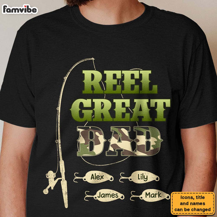 Personalized Gift for Reel Great Dad Shirt - Hoodie - Sweatshirt 26012 1