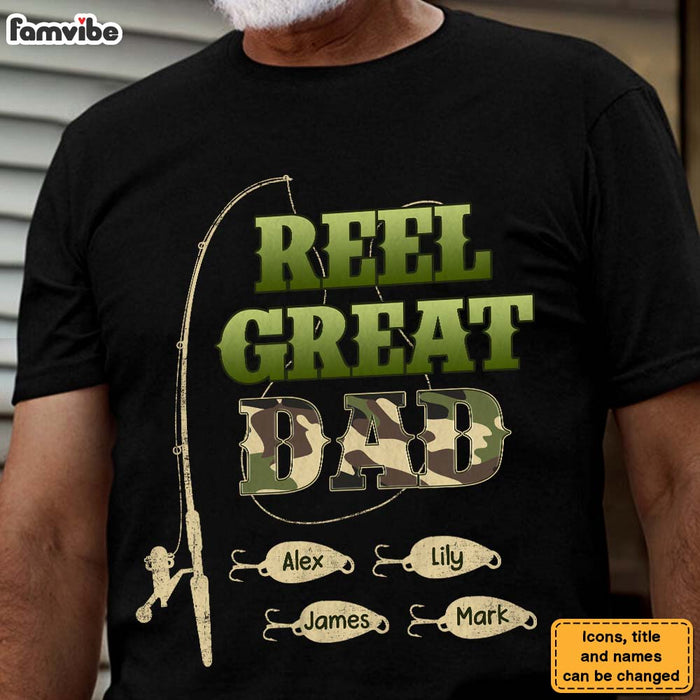 Personalized Gift for Reel Great Dad Shirt - Hoodie - Sweatshirt 26012 1