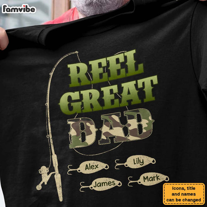 Personalized Gift for Reel Great Dad Shirt - Hoodie - Sweatshirt 26012 1
