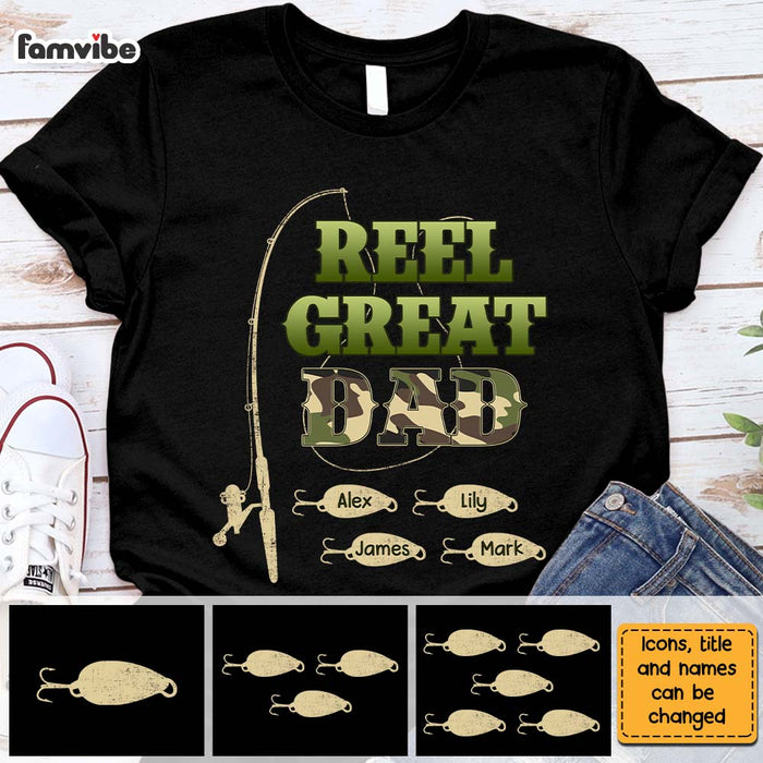 Personalized Gift for Reel Great Dad Shirt - Hoodie - Sweatshirt 26012 1