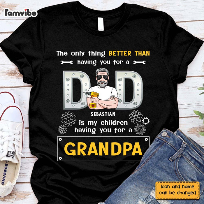Personalized Gift For Grandpa My Children Having You For A Grandpa Shirt - Hoodie - Sweatshirt 26014 1