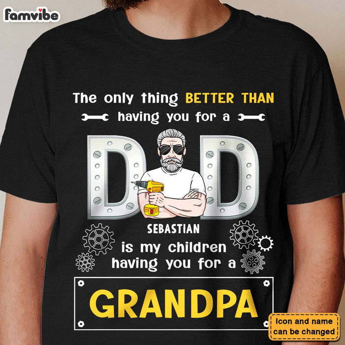 Personalized Gift For Grandpa My Children Having You For A Grandpa Shirt - Hoodie - Sweatshirt 26014 1