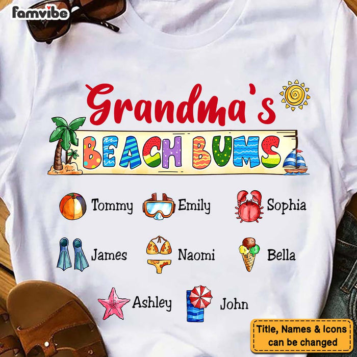 Personalized Gift For Mom Grandma Beach Bums Shirt - Hoodie - Sweatshirt 26015 1
