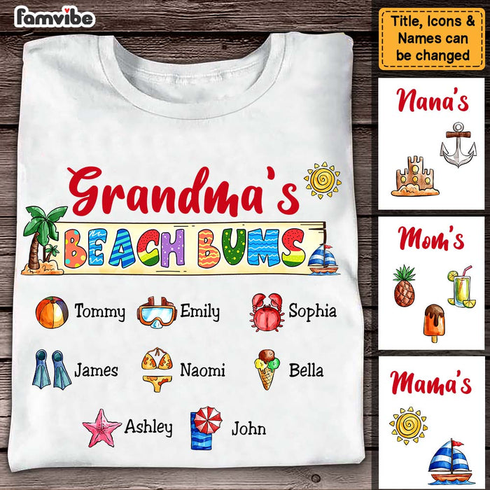 Personalized Gift For Mom Grandma Beach Bums Shirt - Hoodie - Sweatshirt 26015 1