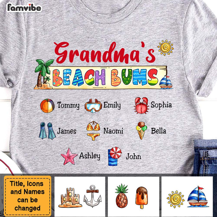 Personalized Gift For Mom Grandma Beach Bums Shirt - Hoodie - Sweatshirt 26015 1
