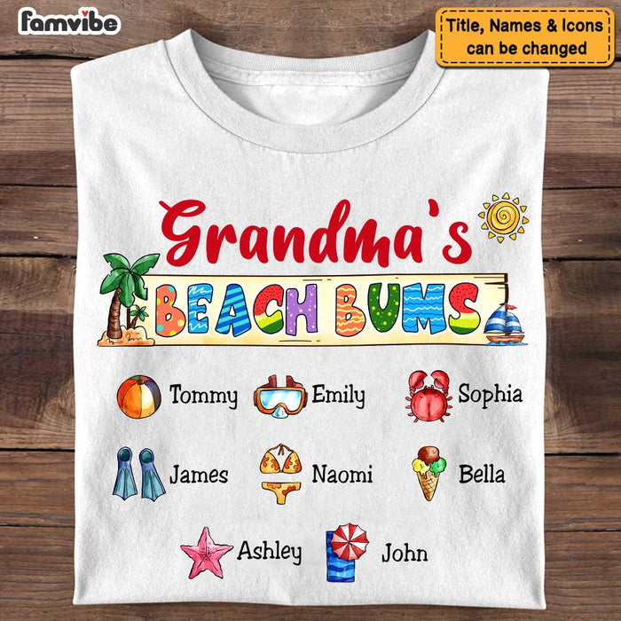 Personalized Gift For Mom Grandma Beach Bums Shirt - Hoodie - Sweatshirt 26015 1