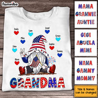 Personalized Grandma And Grandkids Gnome 4th of July Shirt - Hoodie - Sweatshirt 26020 thumb 1