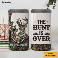 Personalized Gifr For Couple The Hunt Is Over 4 in 1 Can Cooler 26026 thumb 1