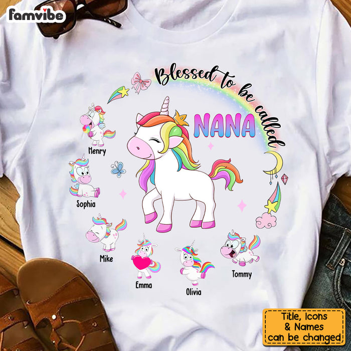 Personalized Gift For Mom Grandma Unicorn Shirt - Hoodie - Sweatshirt 26027 1
