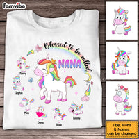 Personalized Gift For Mom Grandma Unicorn Shirt - Hoodie - Sweatshirt 26027 thumb 1