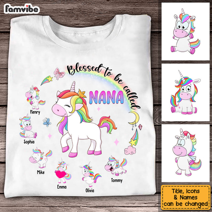 Personalized Gift For Mom Grandma Unicorn Shirt - Hoodie - Sweatshirt 26027 1