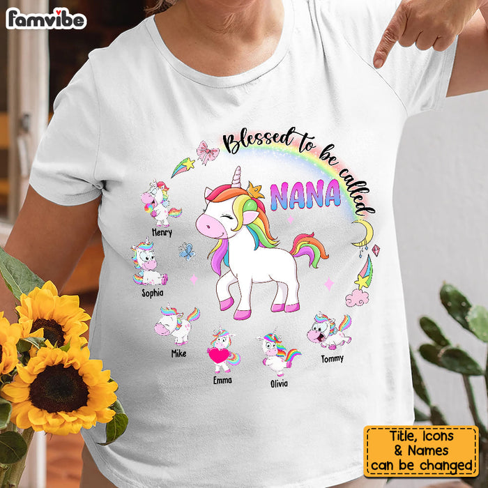 Personalized Gift For Mom Grandma Unicorn Shirt - Hoodie - Sweatshirt 26027 1