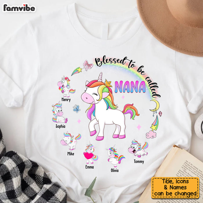 Personalized Gift For Mom Grandma Unicorn Shirt - Hoodie - Sweatshirt 26027 1