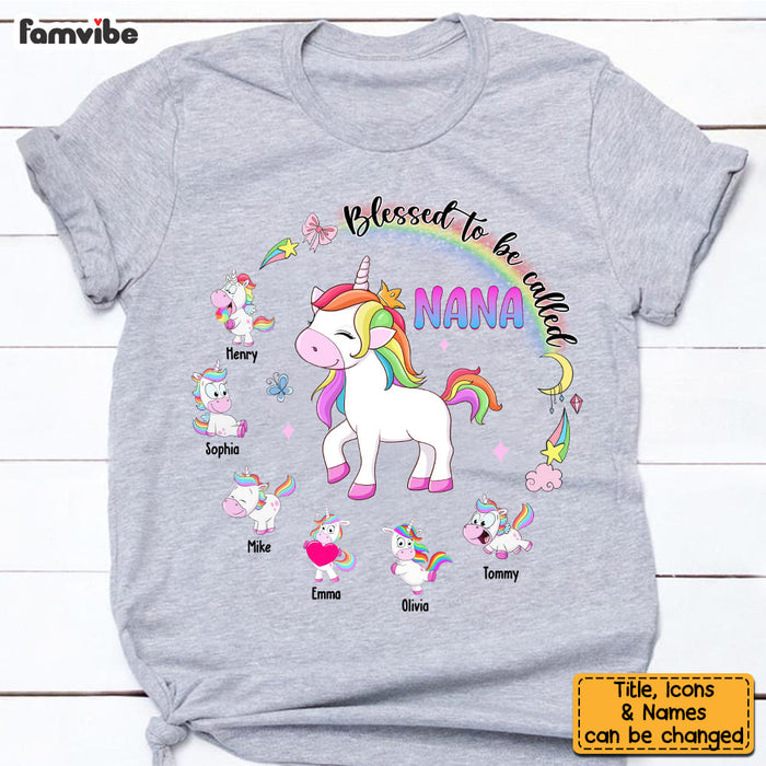 Personalized Gift For Mom Grandma Unicorn Shirt - Hoodie - Sweatshirt 26027 1
