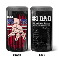 Personalized Gifts For Dad #1 Dad Fist Bump 4 in 1 Can Cooler 26031 thumb 1