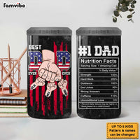 Personalized Gifts For Dad #1 Dad Fist Bump 4 in 1 Can Cooler 26031 thumb 1