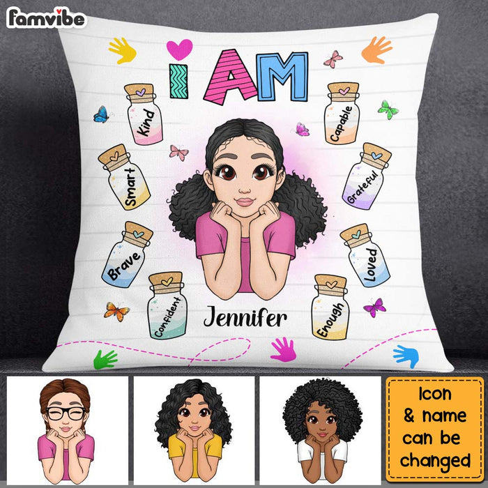 Personalized Gift For Granddaughter I Am Kind Pillow 26032 1