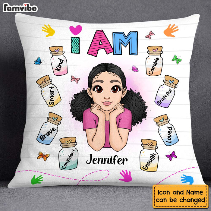 Personalized Gift For Granddaughter I Am Kind Pillow 26032 1