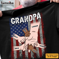 Personalized Gift For Dad Hand In Hand Shirt - Hoodie - Sweatshirt 26036 thumb 1
