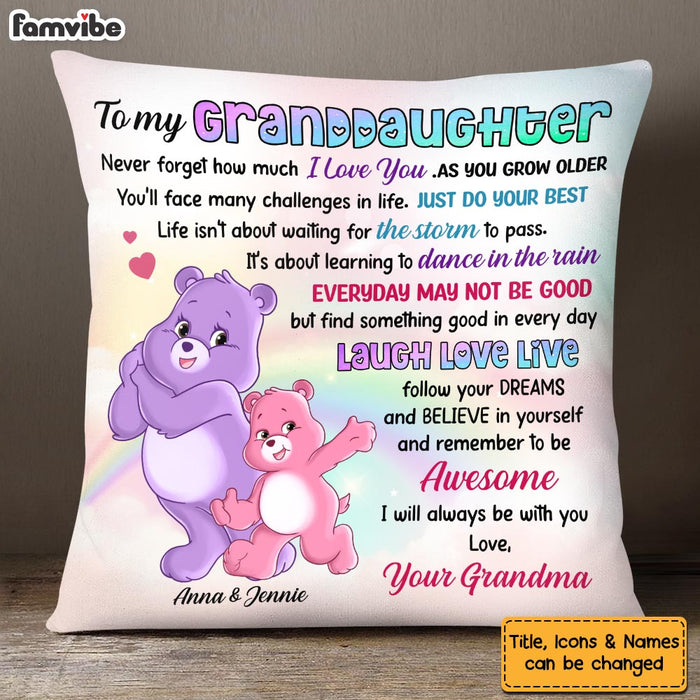 Personalized Gift For Daughter Granddaughter Laugh Love Live Pillow 26037 1