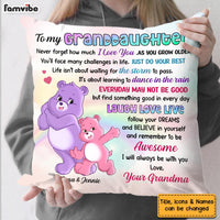 Personalized Gift For Daughter Granddaughter Laugh Love Live Pillow 26037 thumb 1