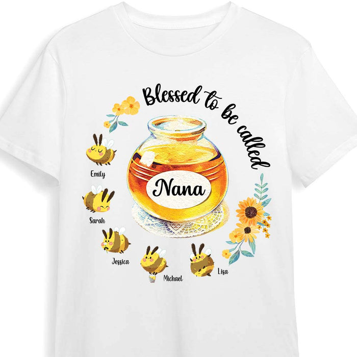 Personalized Gift For Mom Grandma Bees Blessed To Be Called Shirt - Hoodie - Sweatshirt 26041 1