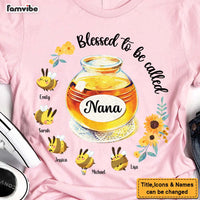 Personalized Gift For Mom Grandma Bees Blessed To Be Called Shirt - Hoodie - Sweatshirt 26041 thumb 1