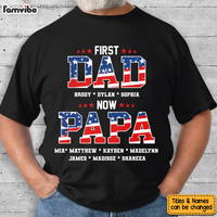 Personalized First Dad Now Papa Shirt - Hoodie - Sweatshirt 26044 thumb 1
