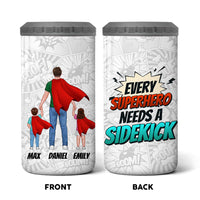 Personalized Gift for Dad Every Superhero Needs A Sidekick 4 in 1 Can Cooler 26048 thumb 1