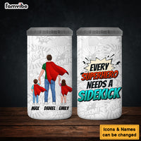 Personalized Gift for Dad Every Superhero Needs A Sidekick 4 in 1 Can Cooler 26048 thumb 1