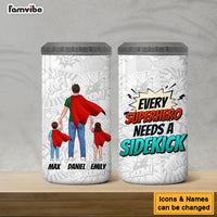 Personalized Gift for Dad Every Superhero Needs A Sidekick 4 in 1 Can Cooler 26048 thumb 1