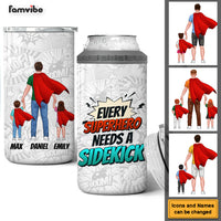 Personalized Gift for Dad Every Superhero Needs A Sidekick 4 in 1 Can Cooler 26048 thumb 1