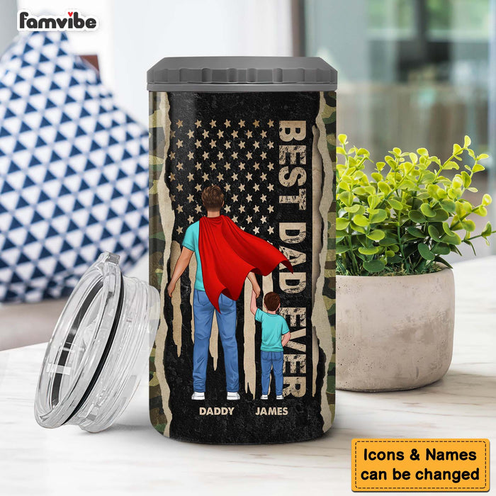 Personalized Gifts For Dad Super Dad 4 in 1 Can Cooler 26055 1