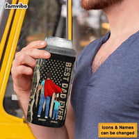 Personalized Gifts For Dad Super Dad 4 in 1 Can Cooler 26055 thumb 1