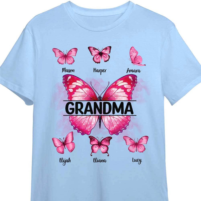 Personalized Gift For Mom Grandma Butterflies Shirt - Hoodie - Sweatshirt 26056 1