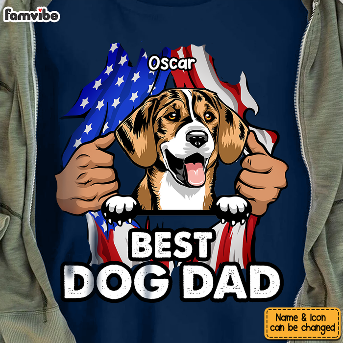 Personalized Gift for Dog Dad Shirt - Hoodie - Sweatshirt 26057 1